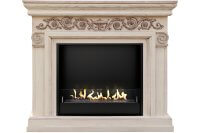 Биокамин в портале Firezo Athena Слоновая кость с патиной, стандарт