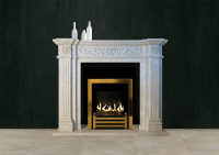 Биокамин в мраморном портале Firezo Divina, стандарт