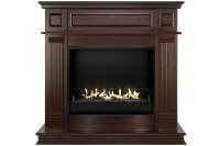 Биокамин в портале Firezo Atlanta Темный орех, стандарт