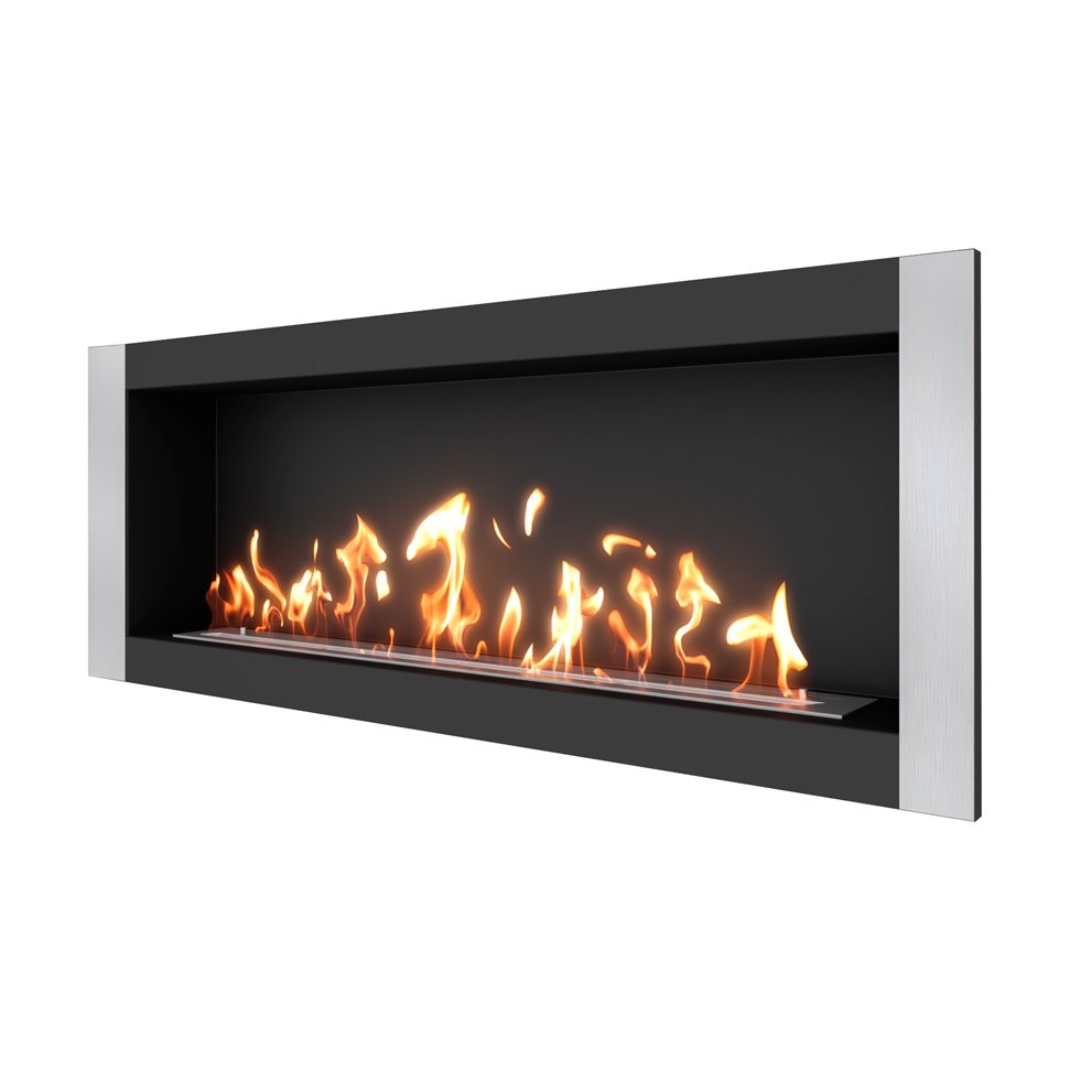 Биокамин встраиваемый SteelHeat ONE-V 1400 XL