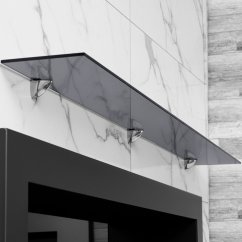 Стеклянная полка для биокамина Gray  1000