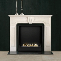 Биокамин в мраморном портале Firezo Bacio, стандарт