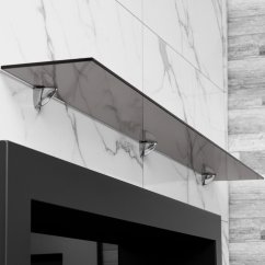 Стеклянная полка для биокамина Bronze 1100