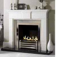 Биокамин в мраморном портале Firezo Di marca, стандарт